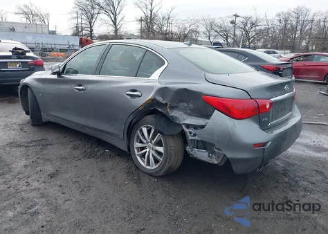 2015 Infiniti Q50 from USA, damaged, VIN JN1BV7AR7FM396402